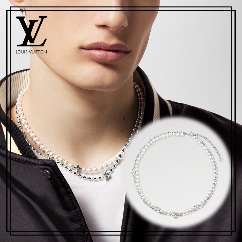 ＊国内発送＊【Louis Vuitton】ネックレス・パール フュージョン