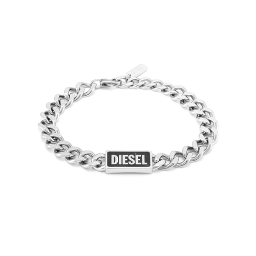 ネックレス・ペンダント DIESEL ID logo chain bracelet DX1513040