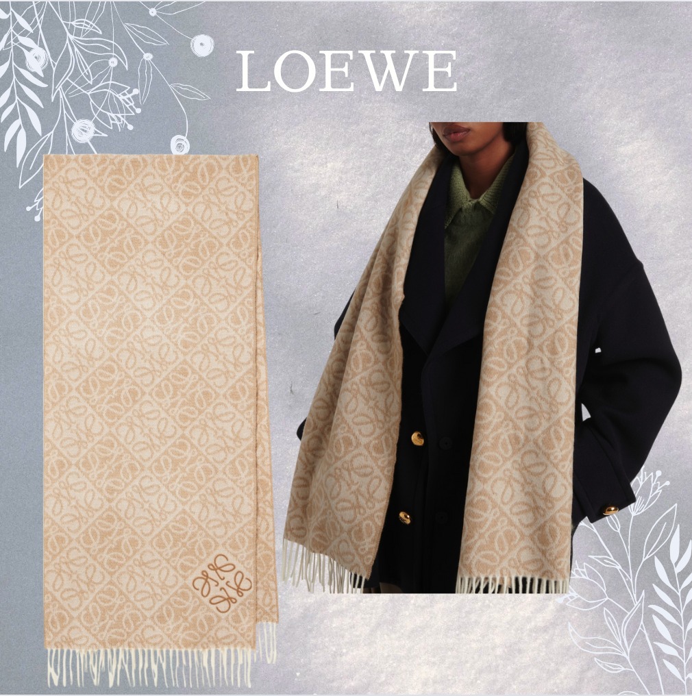 LOEWE★今季も大人気！アナグラムウールのマフラー★