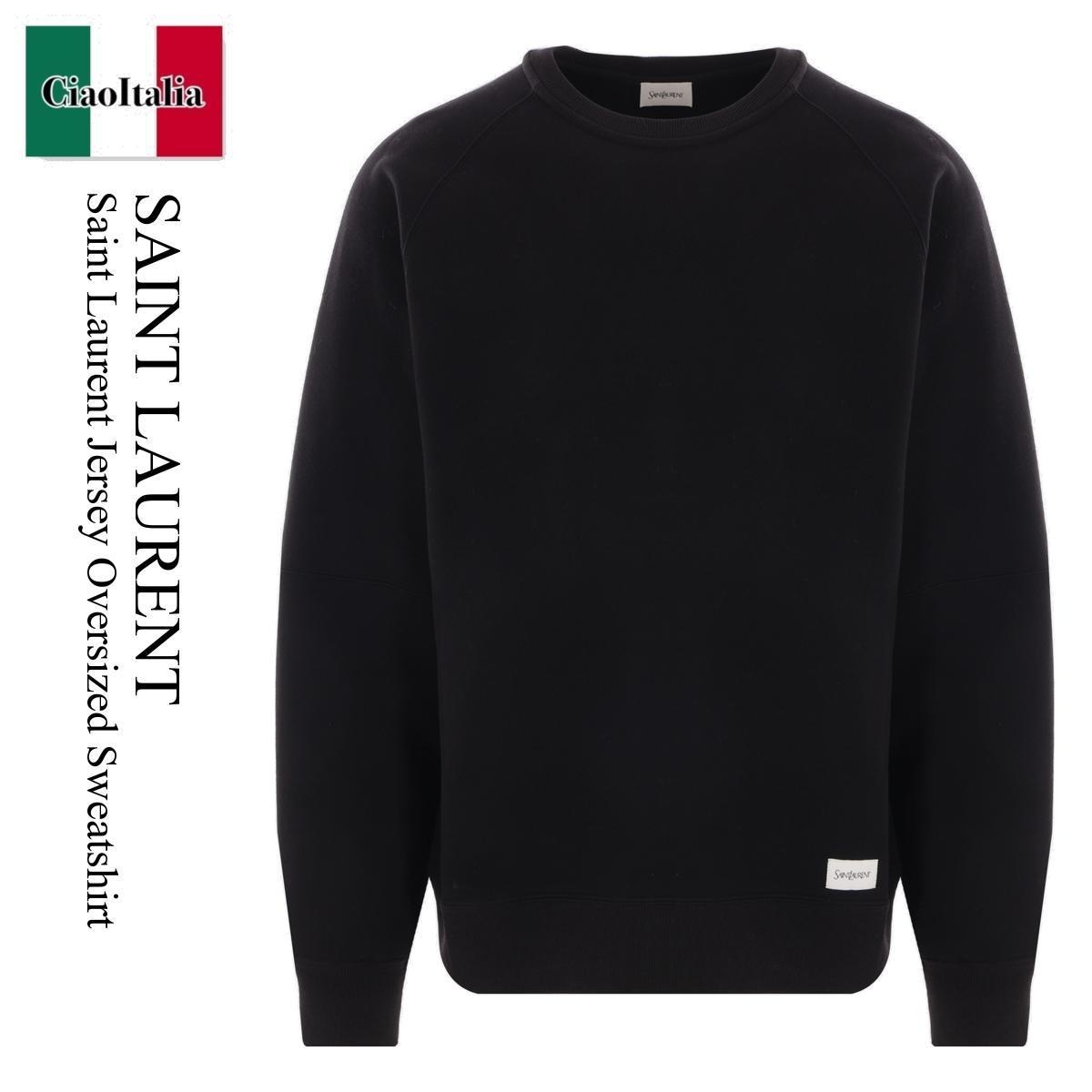スウェット・トレーナー Saint Laurent Saint Laurent Jersey Oversized Sweatshirt