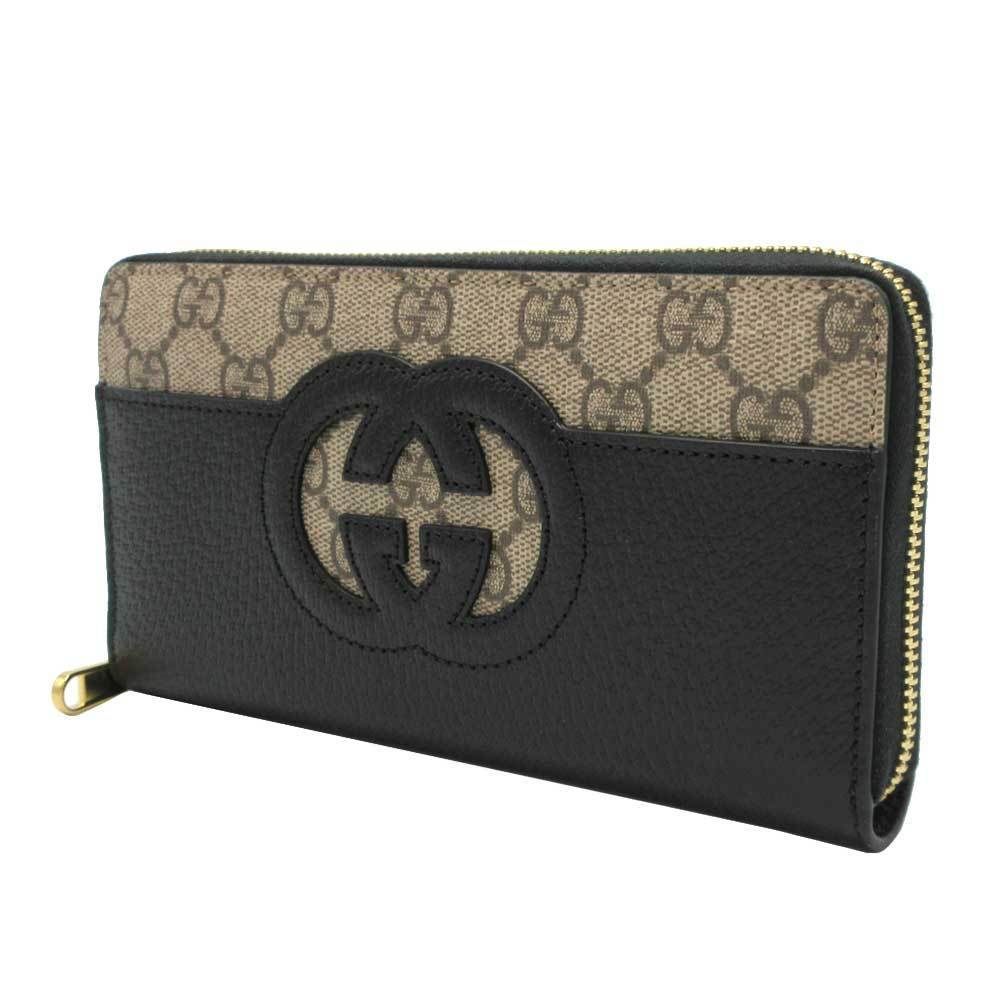 国内即送 GUCCI カットアウト インターロッキングG長財布 701423