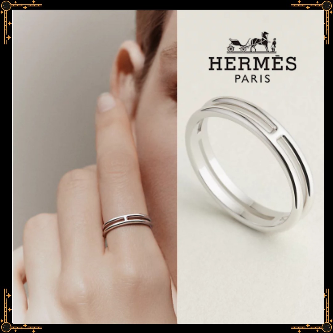 【特別な日のための】HERMES - シルバーウェディングリング
