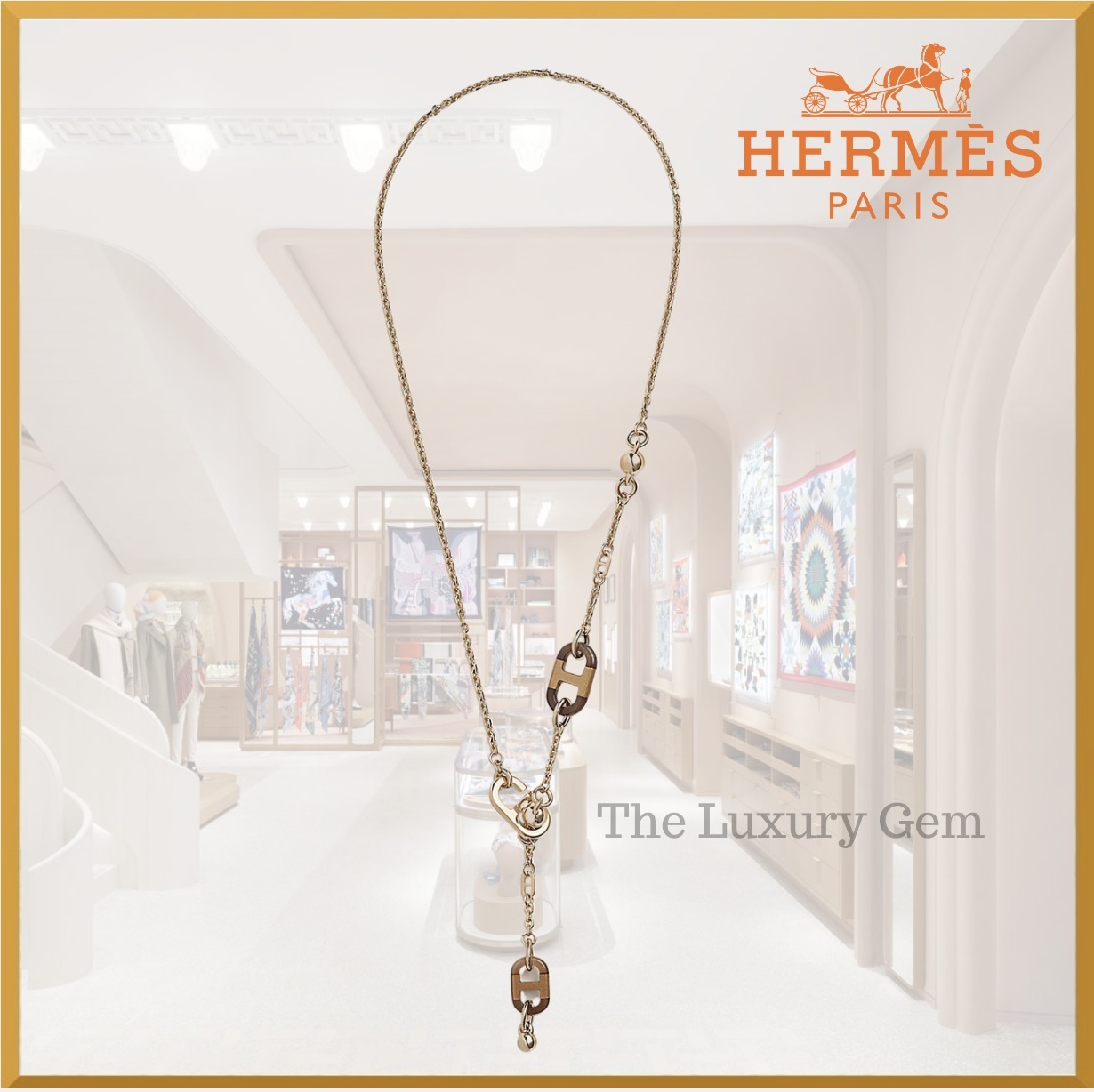 可愛い【HERMES】ネックレス シュルメール PM