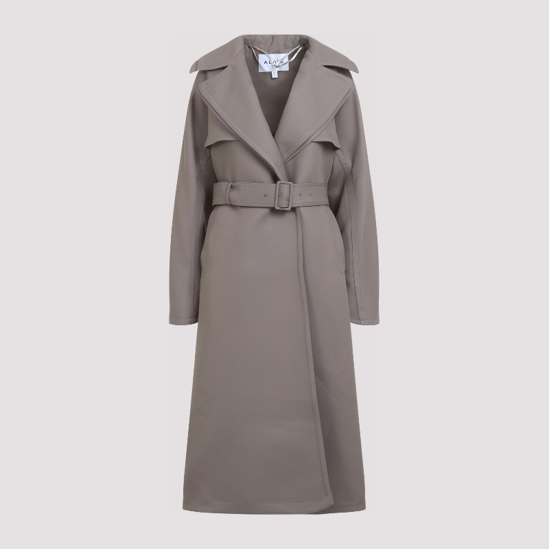 コート ALAIA SS25 TRENCH COAT DOUBLE DIAGONALE (AA9M03606T678 755)