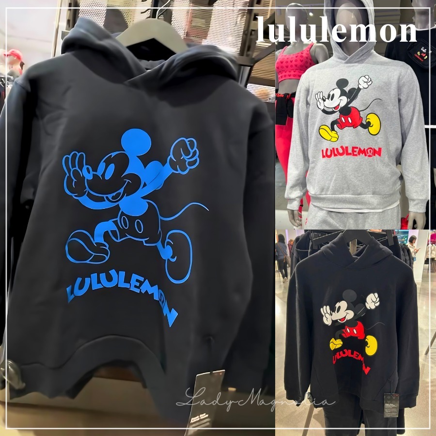 【Disney x lululemon】コラボ★ミッキー Steady State フーディ