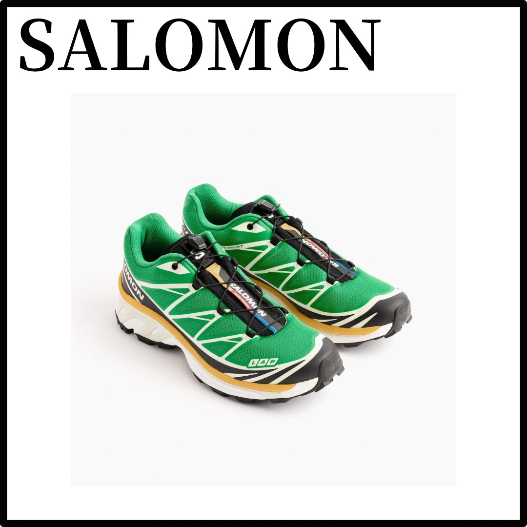 関税込み【SALOMON】XT-6 ブライト グリーン/ブラック/サルファ