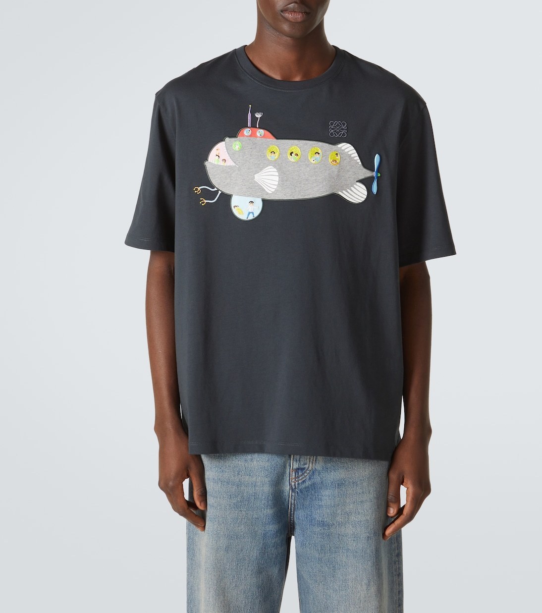 コラボ*LOEWE × Suna Fujita*コットンジャージ Tシャツ 深海 LOEWE x Suna Fujita】Deep Sea コットンジャージー Tシャツ