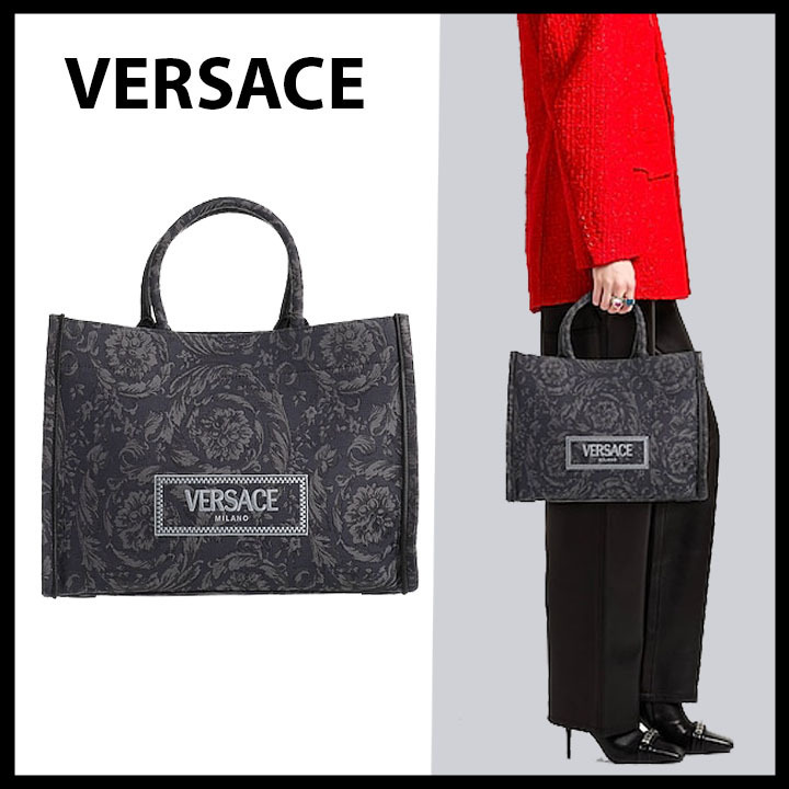 ◆VERSACE◆レザーダブルハンドル