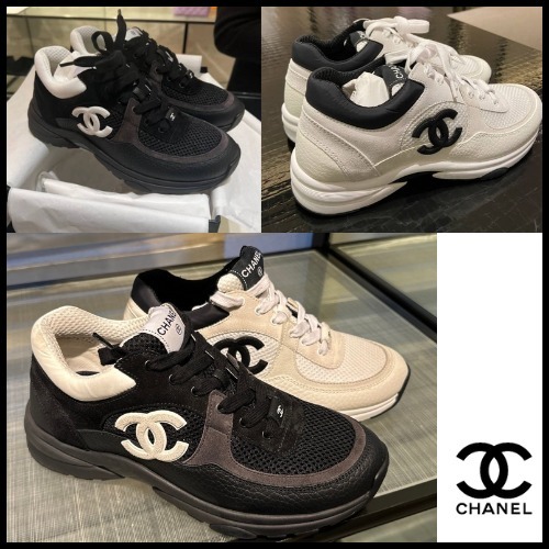 【CHANEL】スニーカー シンプル カジュアル バイカラー クール