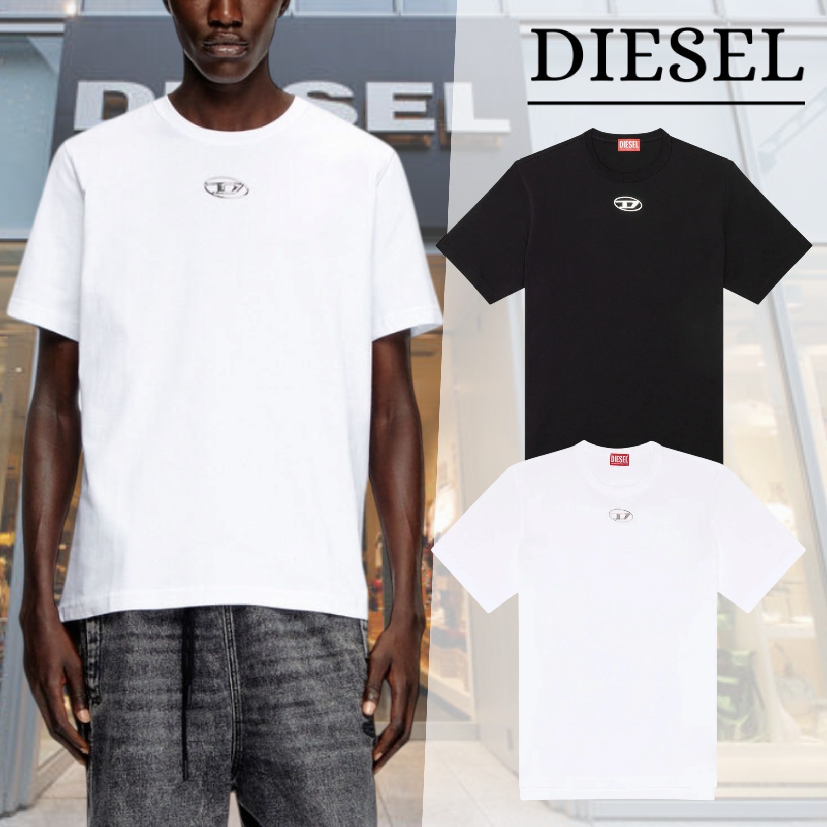 国内直営【DIESEL】T-ADJUST-OD Tシャツ 送料込