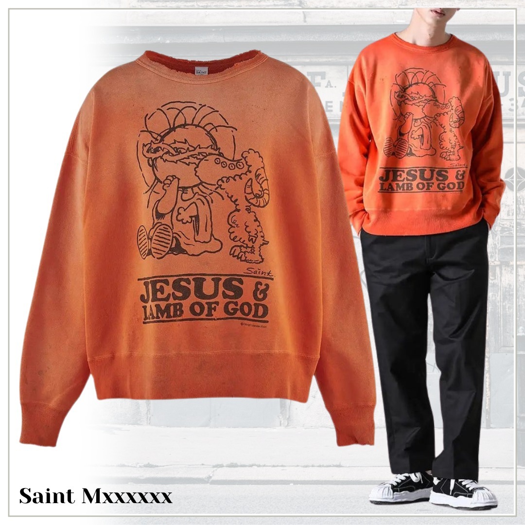 唯一無二の個性を纏う【Saint Mxxxxxx】 JS & LMB Sweat shirt