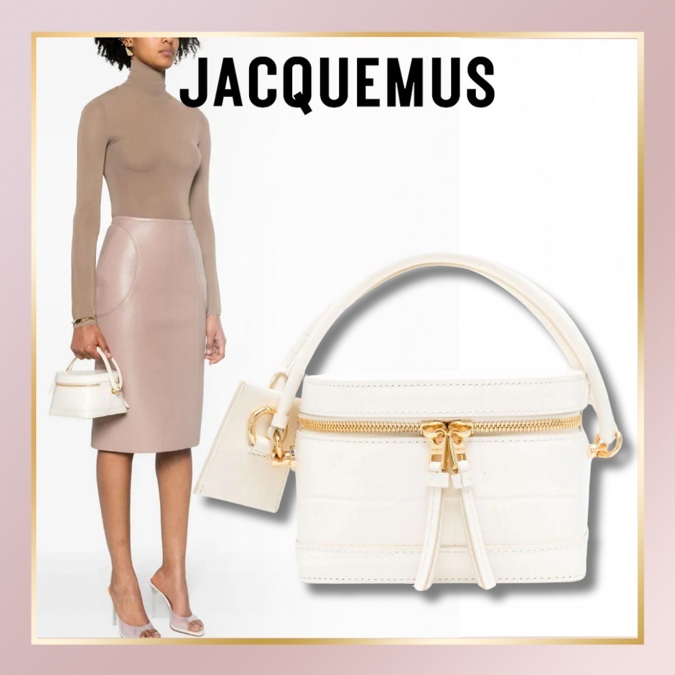 送料関税込★JACQUEMUS★Le Vanito レザー ショルダーバッグ Jacquemus Le Vanito leather shoulder bag Jacquemus