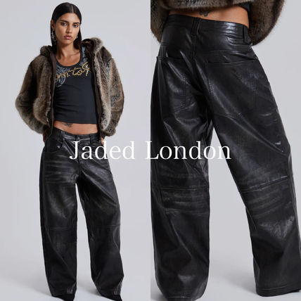 ☆海外限定☆JADED LONDON WASHED BUSTED COLOSSUS JEANS 青/黒
