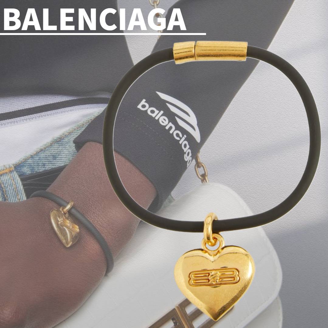 関税込★【BALENCIAGA】Heart BB Icon bracelet