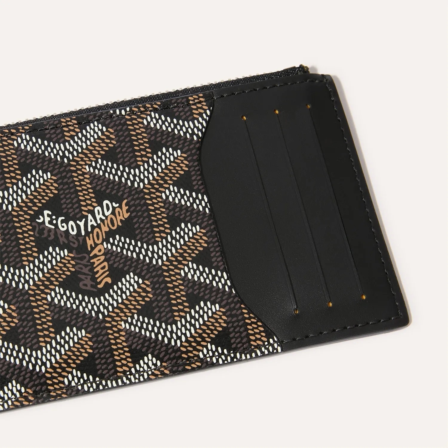 GOYARD 国内買付 ブルボン ジップ付きカードホルダー (GOYARD