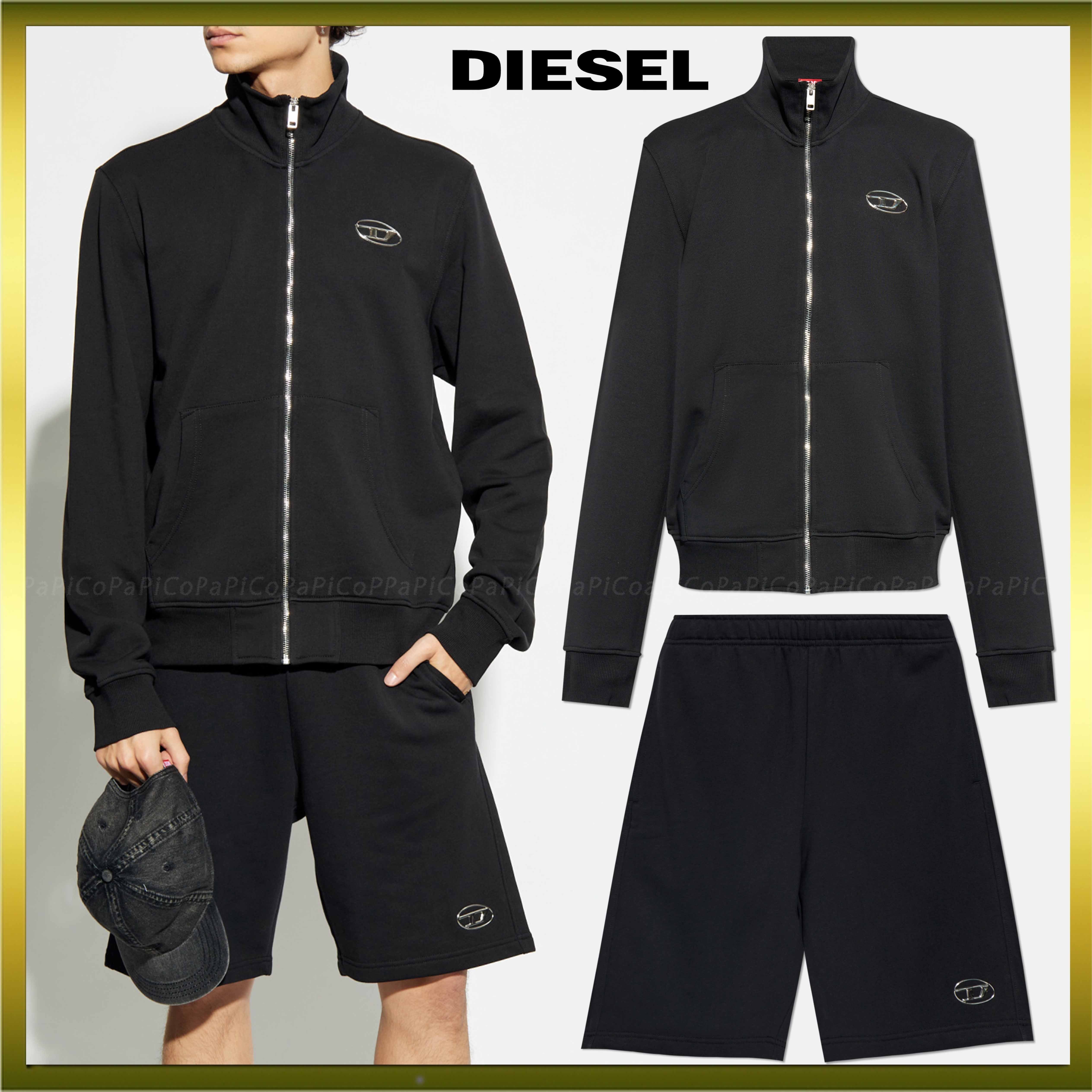 【特価！関送込】DIESEL Dロゴ スウェットシャツ & ハーフパンツ