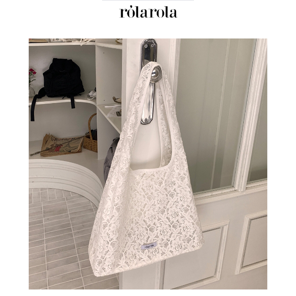 ROLAROLA★大人気★LACE ECO BAG