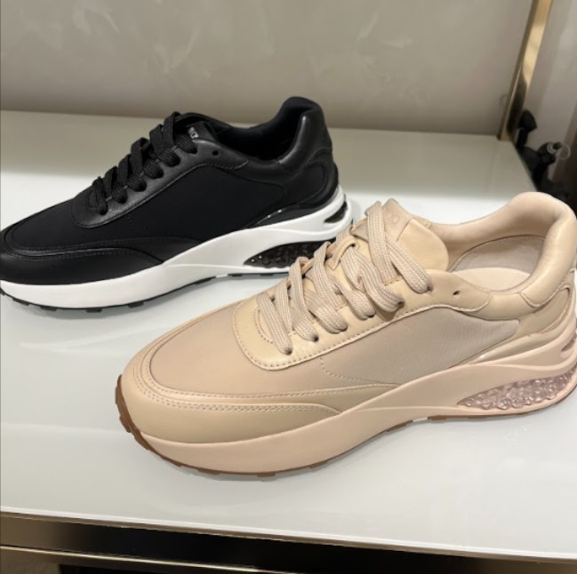 【Jimmy Choo】MEMPHIS JCロゴ レザースニーカー