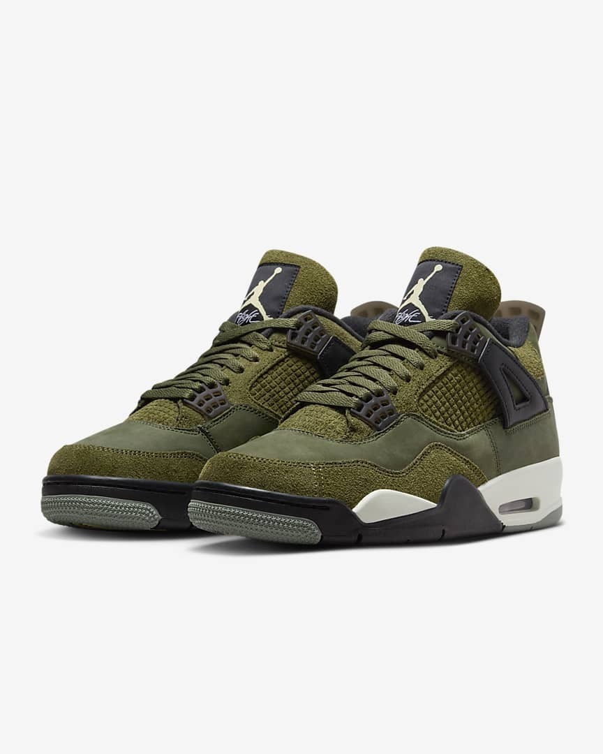 送料込み 追跡あり Nike Air Jordan 4 Retro SE Craft \"Olive\"