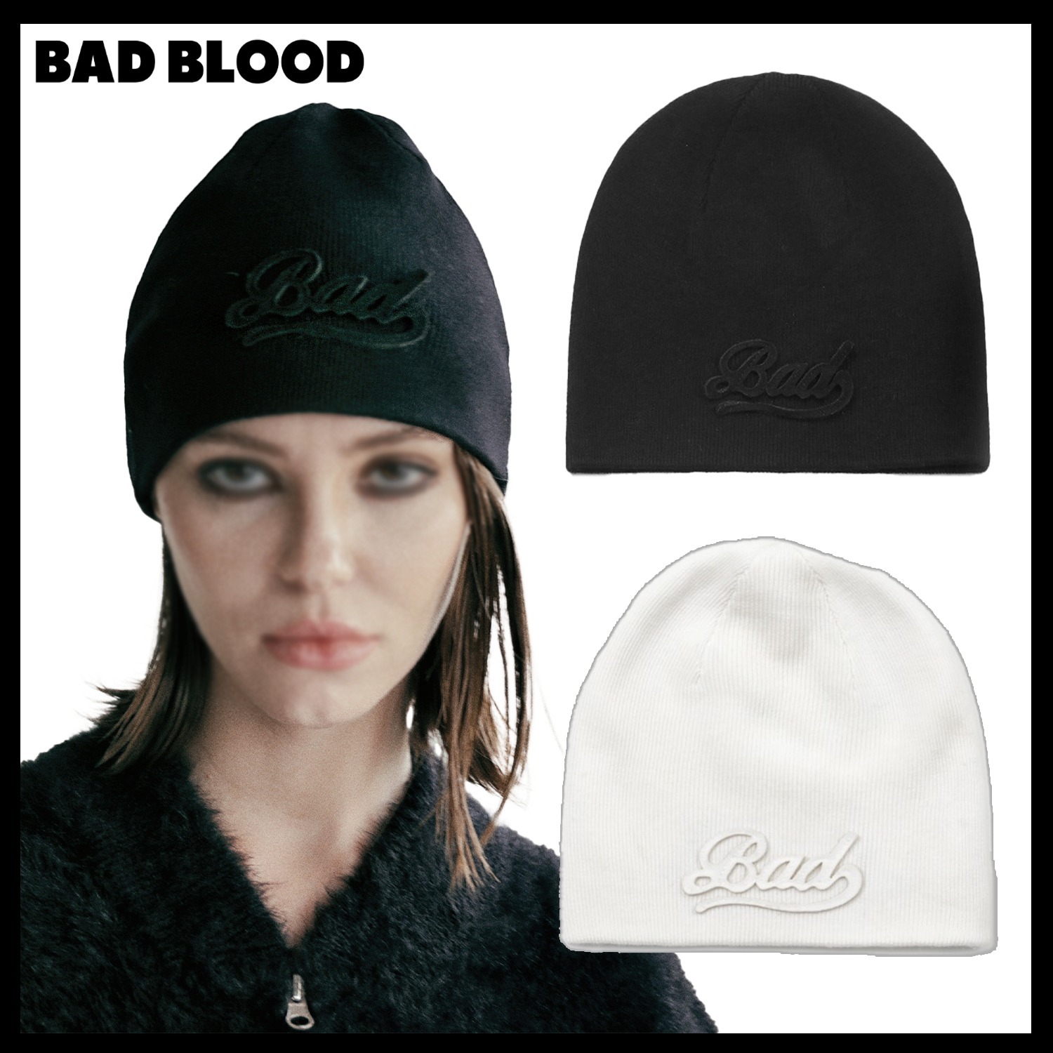 【BADBLOOD】The Pure beanie ビーニー / 追跡付