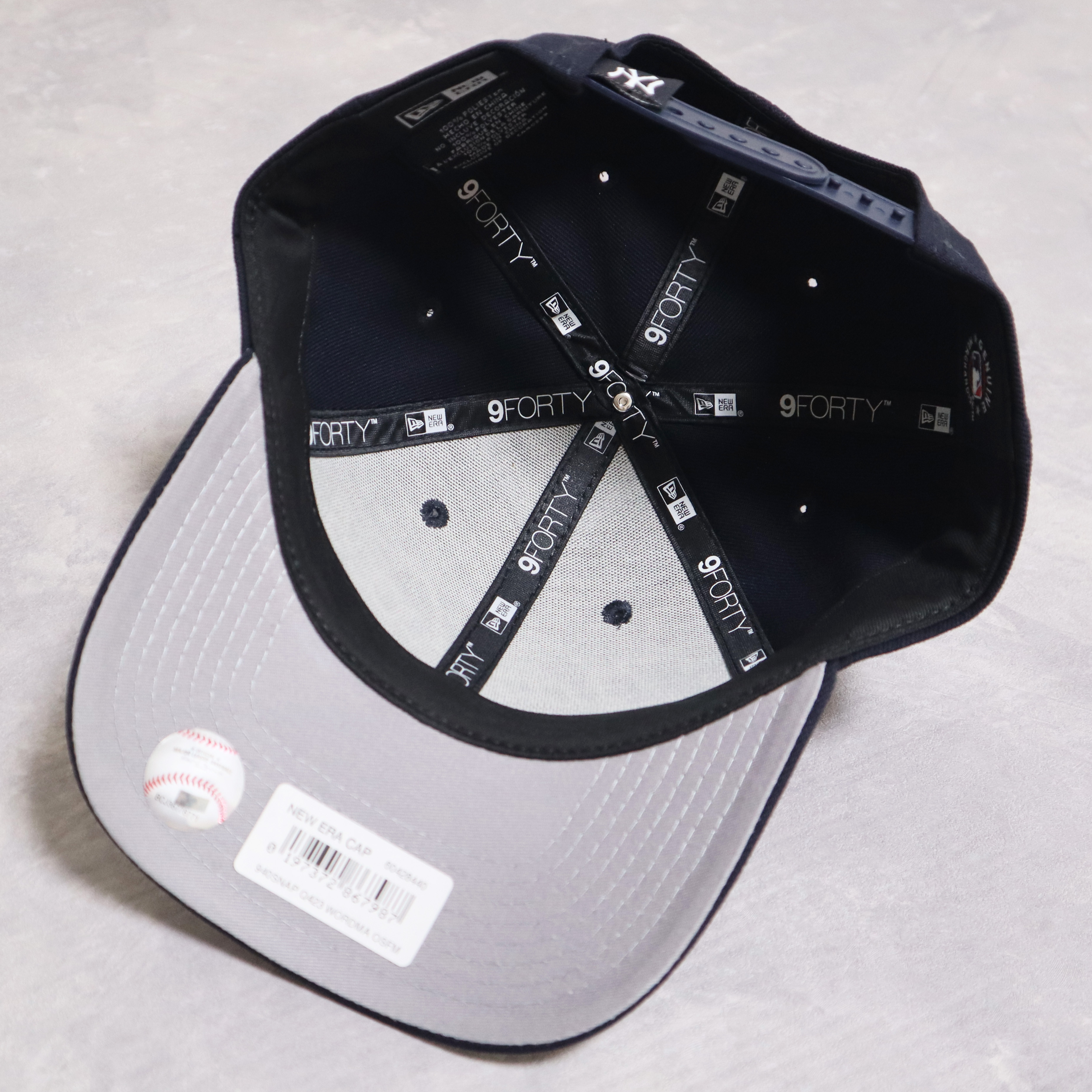 【New Era】NY 9FORTY Cap -Navy- ヤンキース ロゴ キャップ