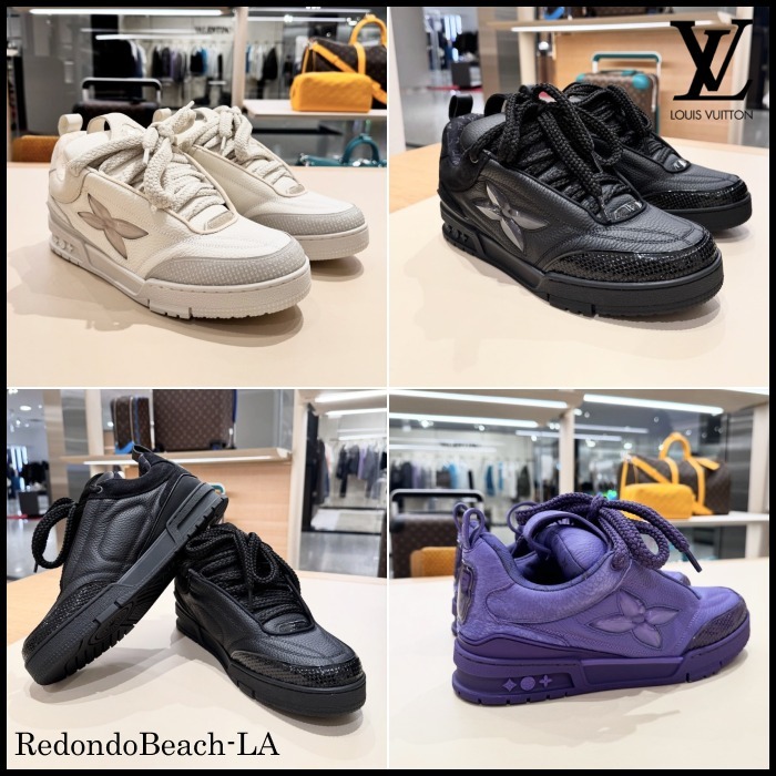 【太めの紐がお洒落】LOUIS VUITTON★Skate スニーカー