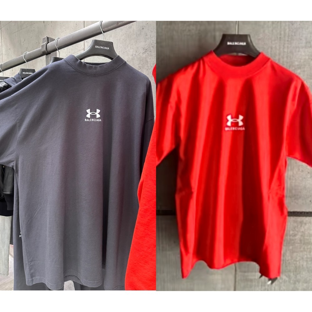 《コラボ》【BALENCIAGA】Under Armour オーバーサイズ T シャツ