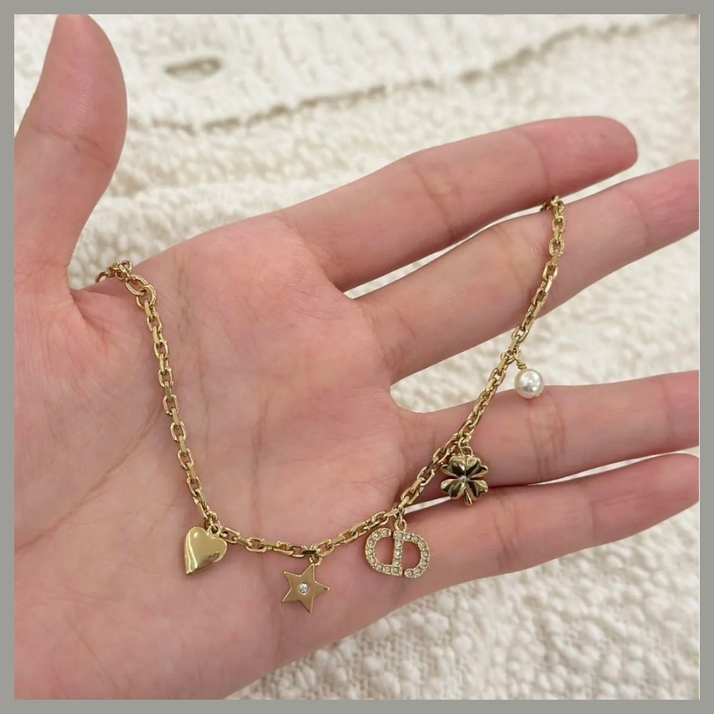 【煌めく♡】DIOR Petit CD Lucky Charmsブレスレット
