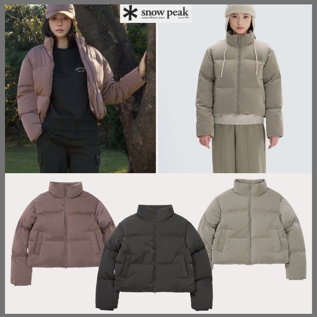 SNOWPEAK■WOMEN Bright Stand-Neck Heavy Down Jacket■送料込