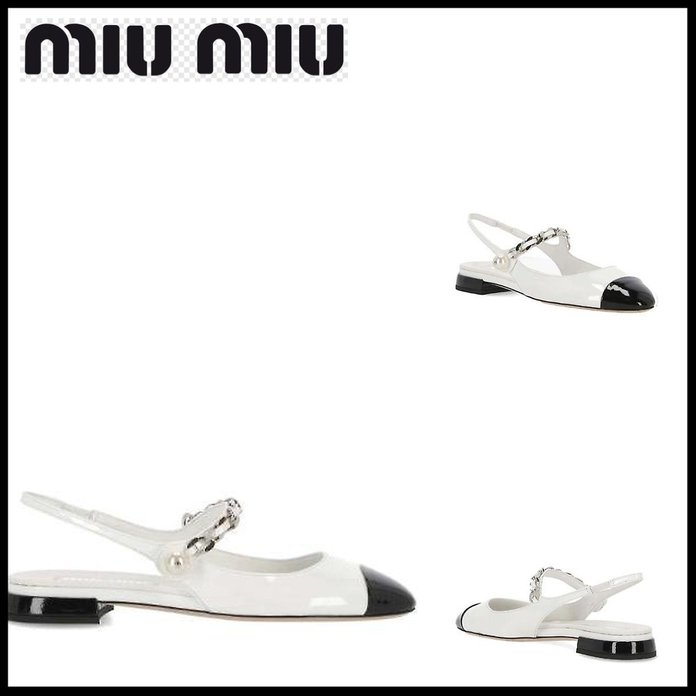 ☆Miu Miu☆ スリングバック フラット シューズ☆SALE中