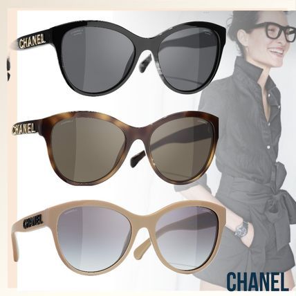 ベージュ系 CHANEL(シャネル) サングラス(レディース) - 海外