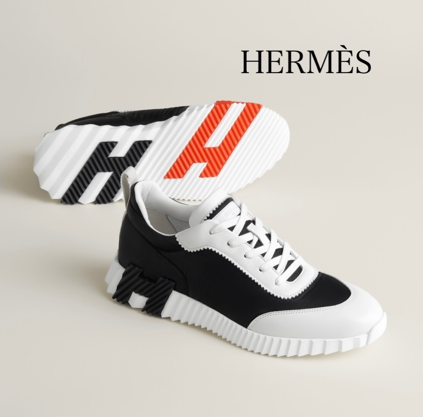 大人気◇HERMES スニーカー バウンシング 《Noir/Blanc》