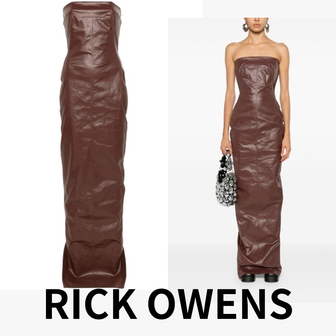 RICK OWENS ロングビスチェワンピース