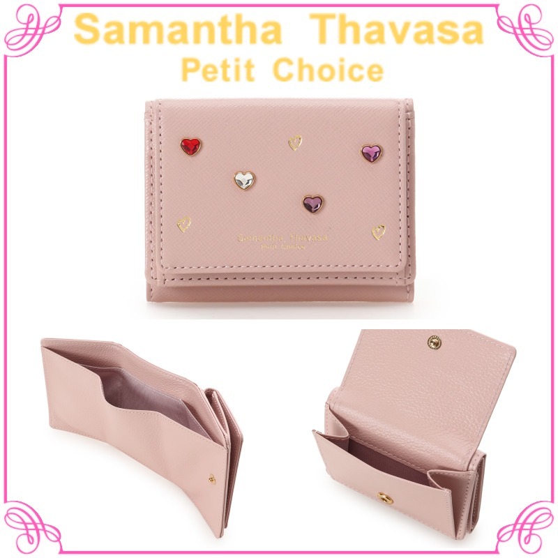 大人気!! Samantha Thavasa Petit Choiceハートストーンミニ財布