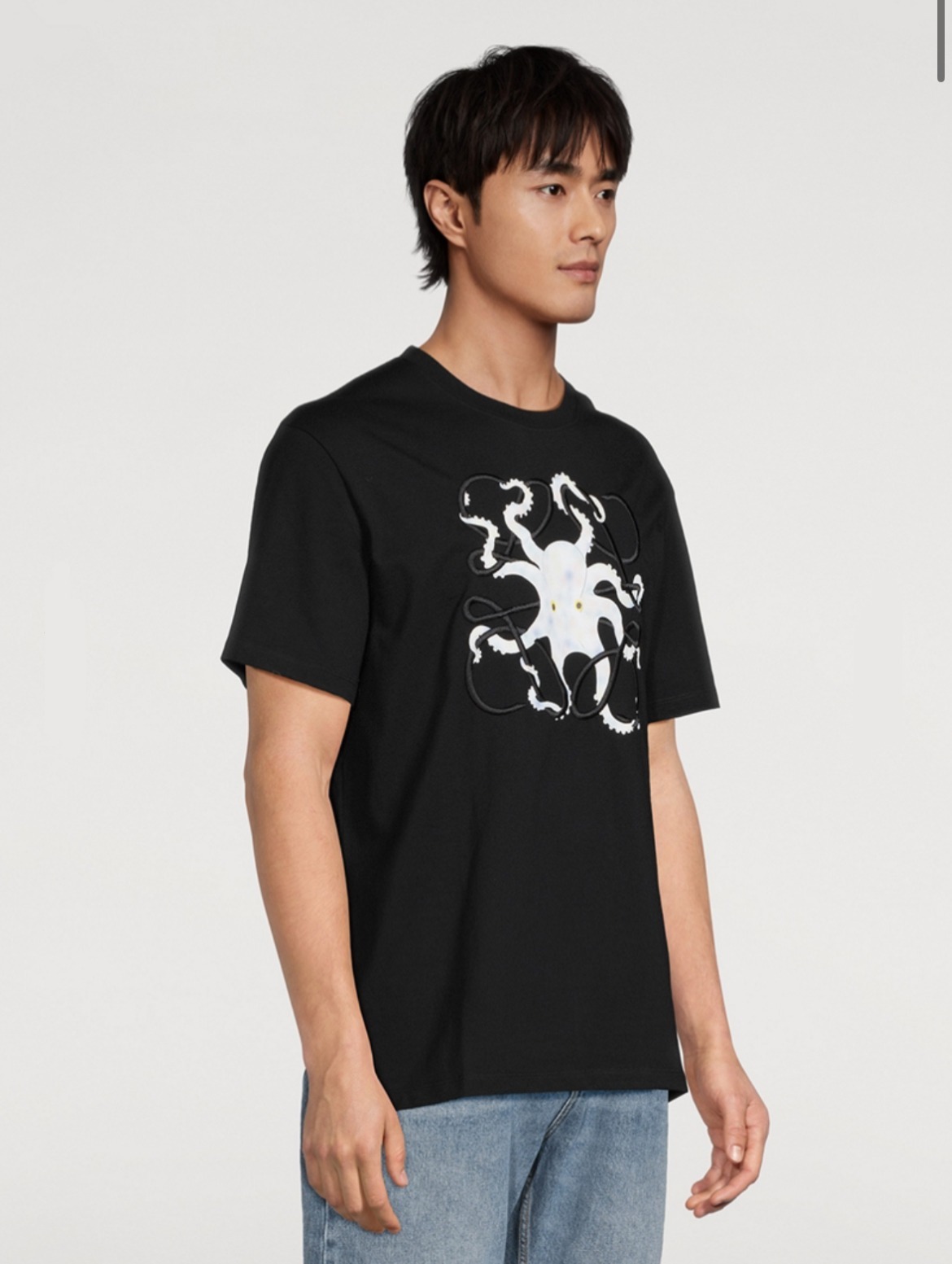 【直営店買付】ロエベ☆Suna Fujita プリントTシャツ H526Y22XBS 国内発】LOEWE x Suna Fujita リラックスフィット Tシャツ