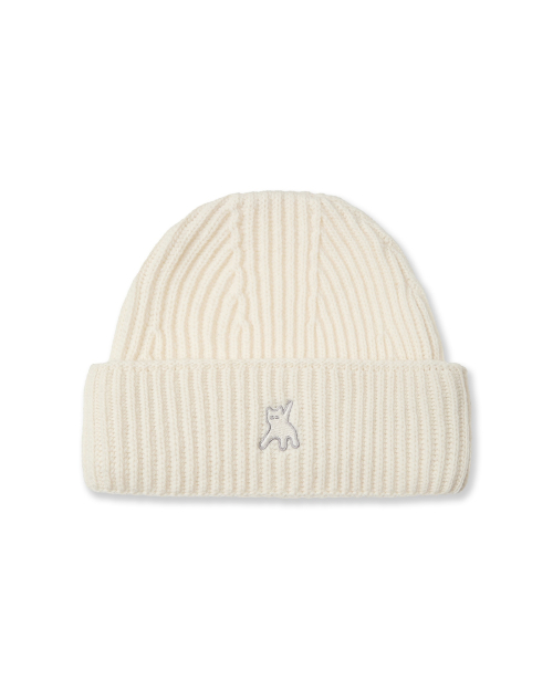 ニットキャップ・ビーニー AEAE FLASHED CATS BEANIE IVORY AE44FUBN002IVR
