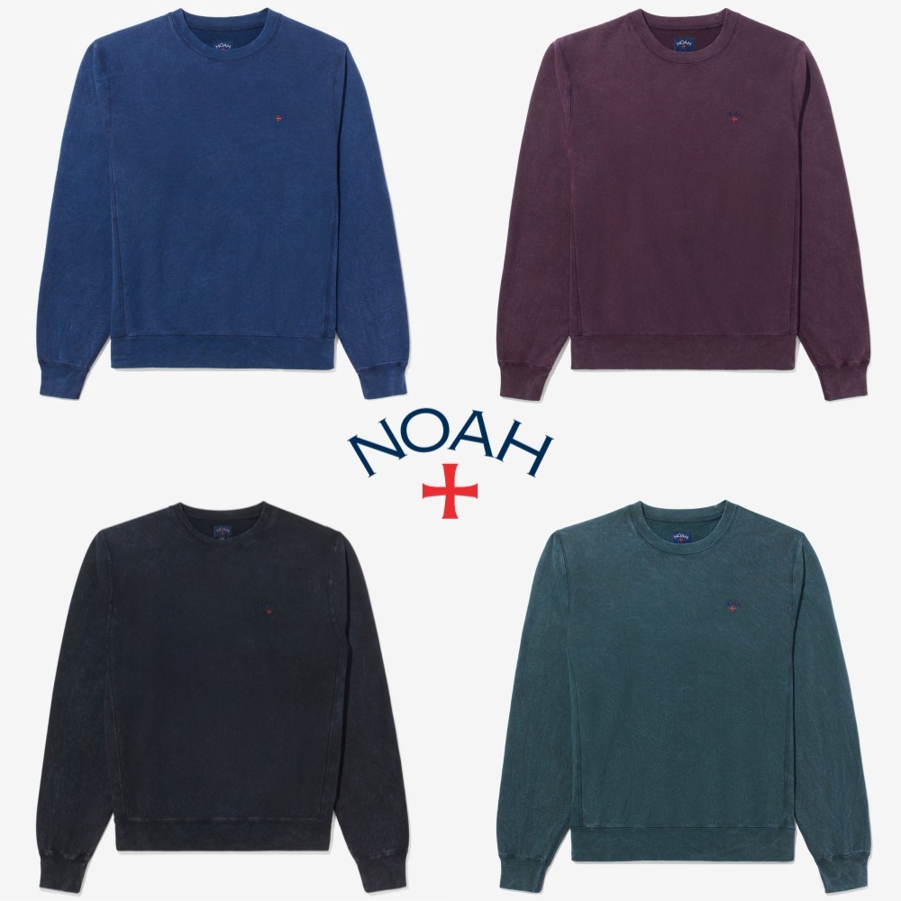 【NOAH】 SALT WASH CREWNECK ★ 男女共用