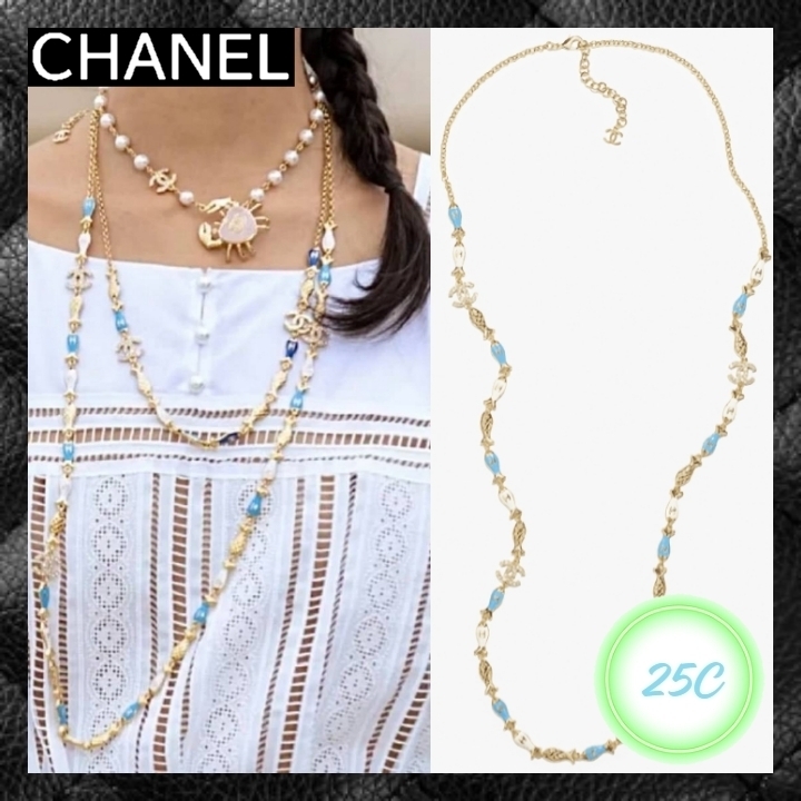 ☆目を惹く！お魚モチーフ☆ CHANEL ネックレス ロング