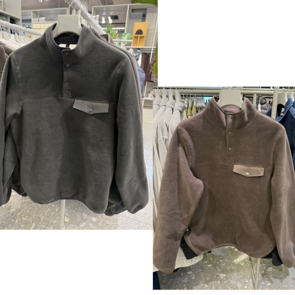 “ARKET” ハーフプラケットフリースTOP
