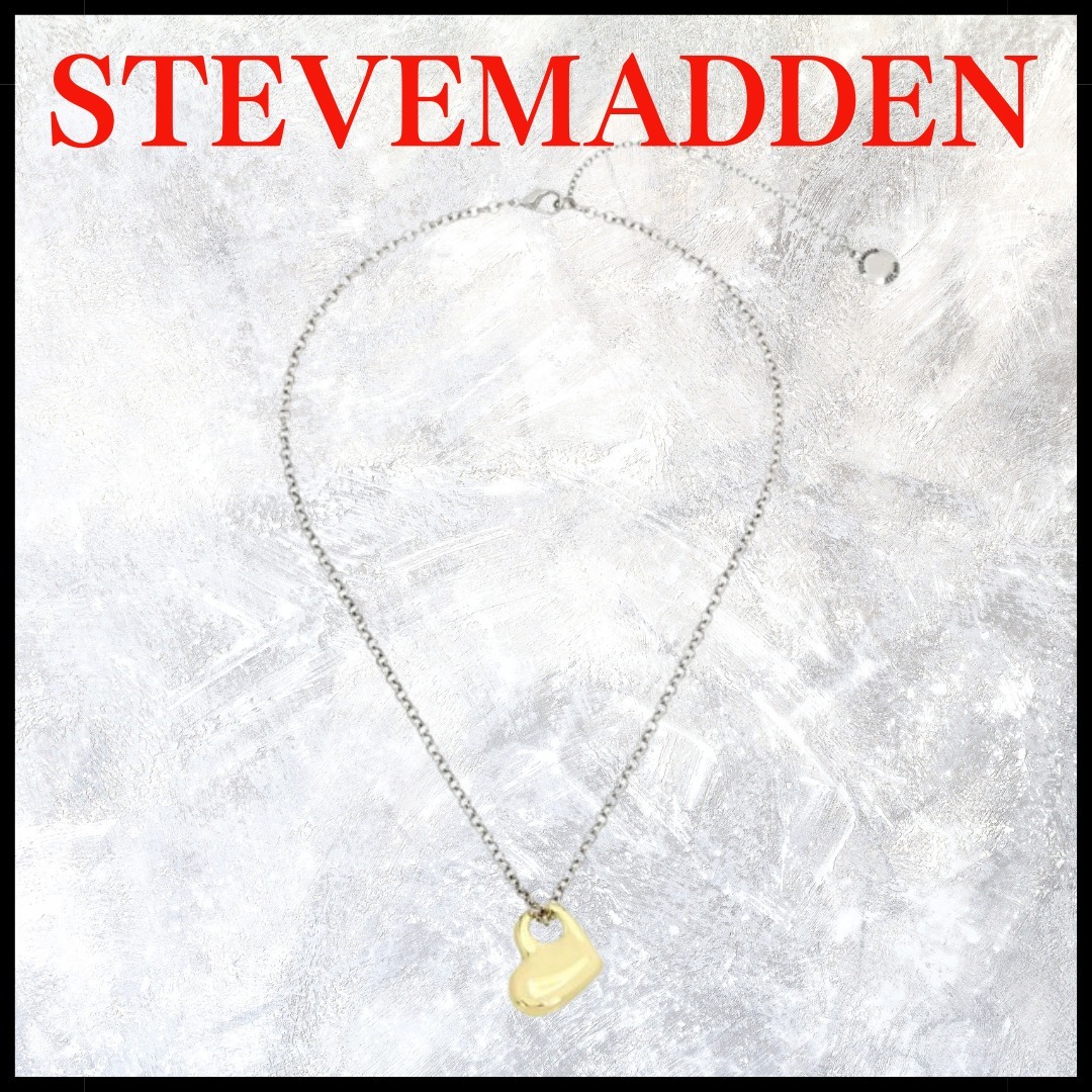 Steve madden パフィー ハート ペンダント ネックレス