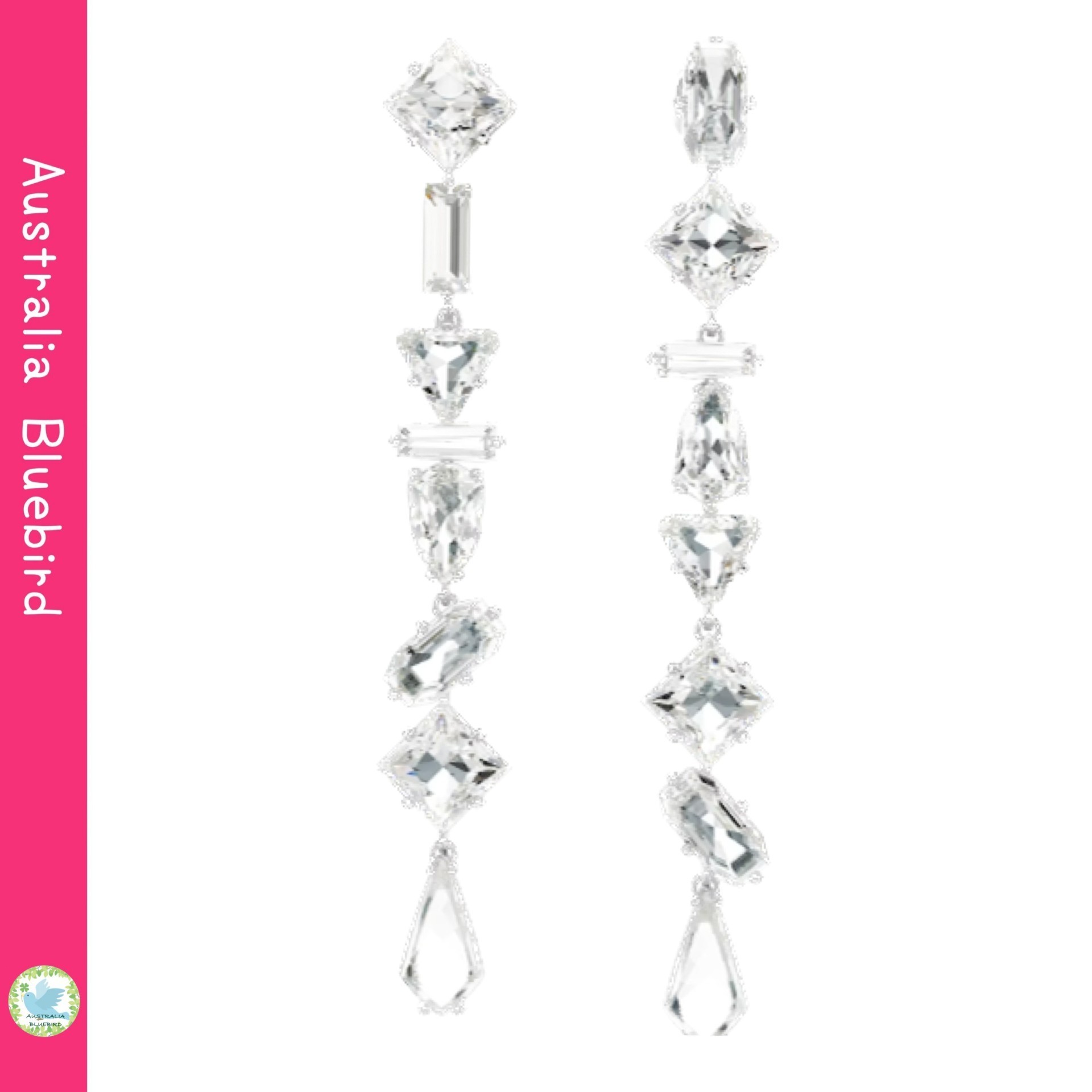 関税込み★SWAROVSKI★Mesmera ドロップピアス アシンメトリー