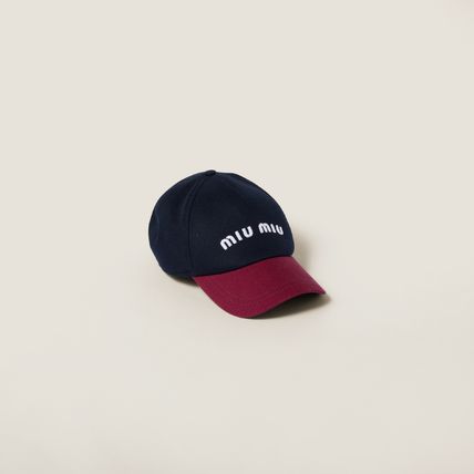 関税負担なし☆MiuMiu ベルベット ベースボールキャップ ベルベット ベースボールキャップ ミュウミュウ キャップ 偽物 3