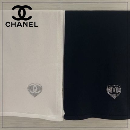 CHANEL☆ハートココマークマフラー ハート マフラー CHANEL(シャネル) - 海外通販のBUYMA