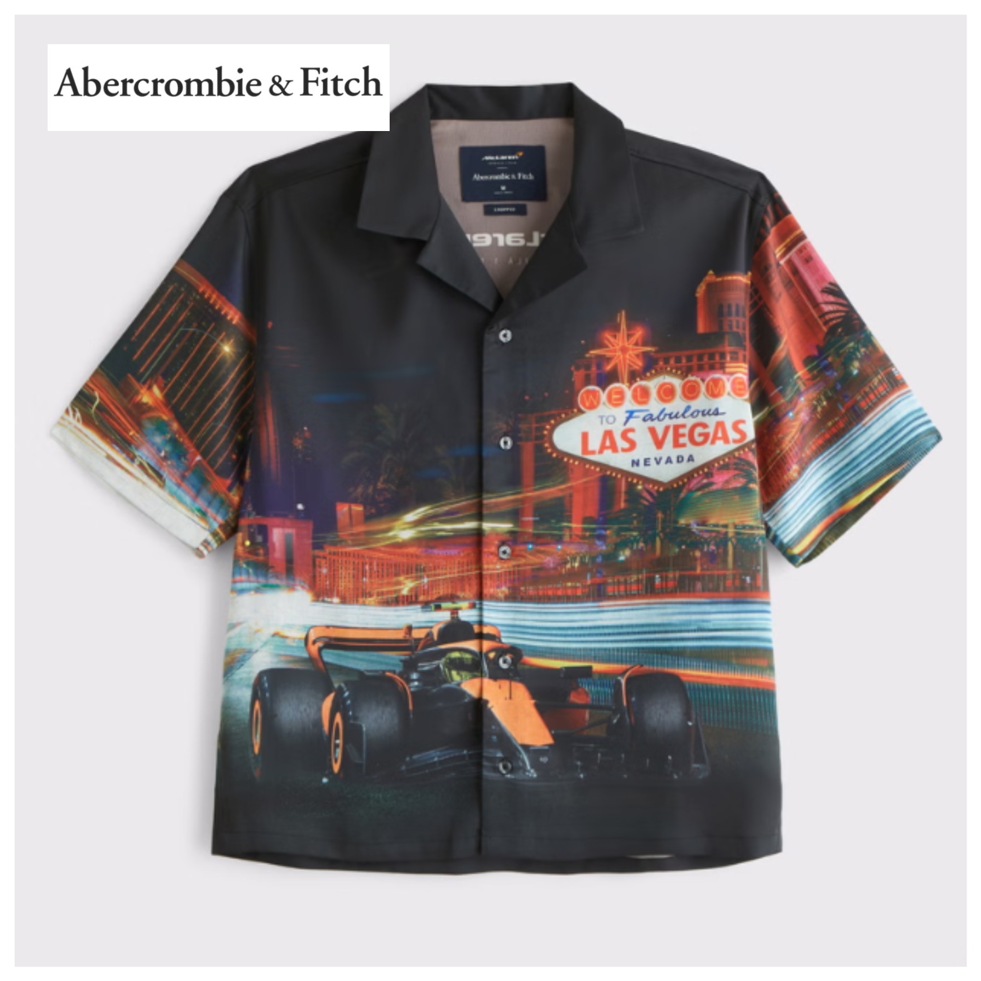 ★Abercrombie & Fitch★マクラーレンキャンプカラーシャツ