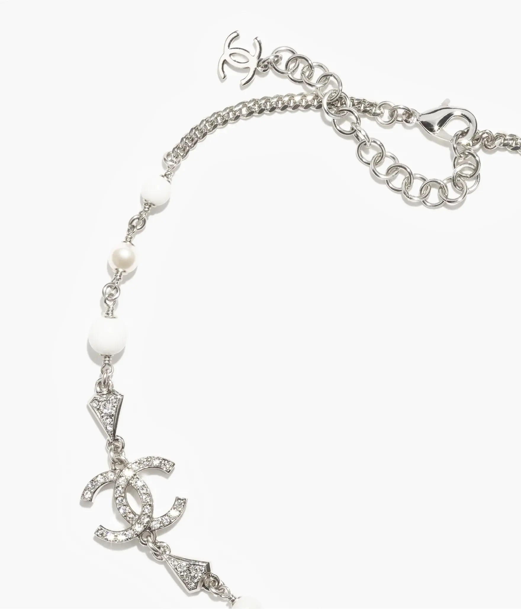 【24-25AW クルーズ 最新作♪】CHANEL CC パール チェーンベルト 上品なパールが輝く】 CHANEL CCロゴ チェーンベルト (CHANEL