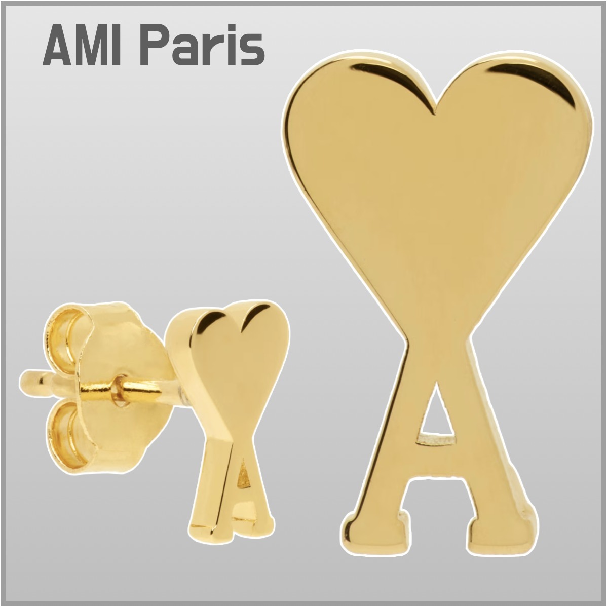 AMI Paris レディース ピアス 片耳 ハート 国内発送