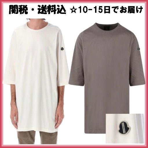 RICK OWENSxMoncler■コラボ ロゴ オーバーサイズ Tシャツ