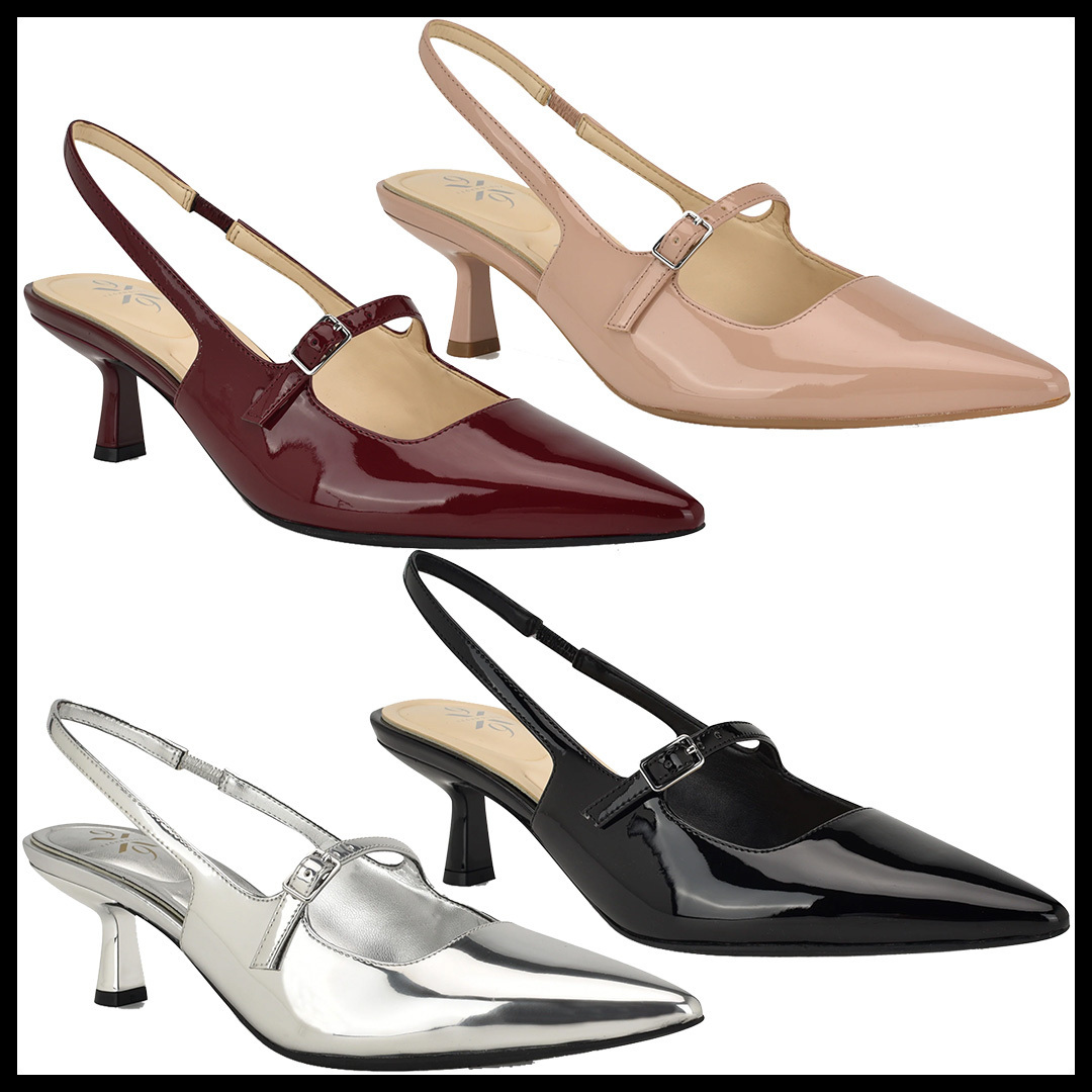 Nine West メーリージェーン スリングバック Calun パンプス