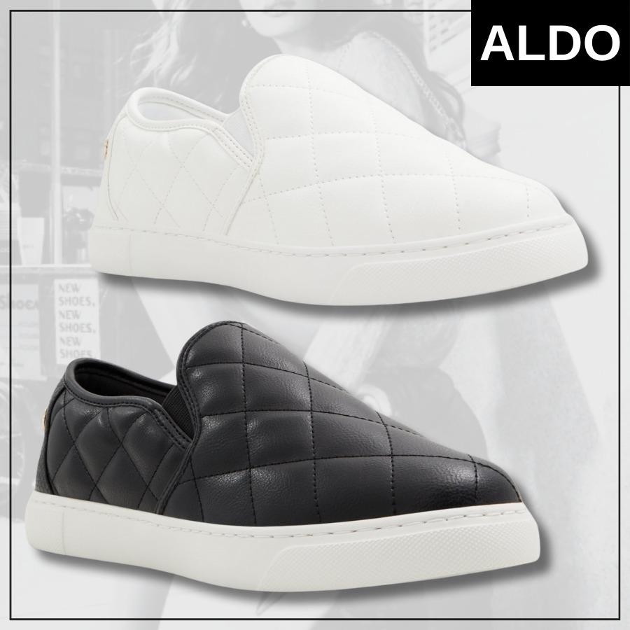 【追跡あり!】ALDO キルティング スリッポン スニーカー お洒落