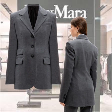 ★SPORTMAX★アウトレット★フィットフランネルブレザー♪♪
